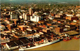 Alabama Mobile Downtown Business Section Aerial View Looking Northwest - Mobile