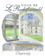 LE ROCHEFOUCAULD CHARENTE - CHATEAU, COUVENT, BATIMENT - PAP ENTIER POSTAL, FLAMME LA POSTE 2010, VOIR LES SCANNERS - Châteaux