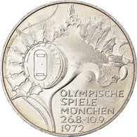 GDERMANIA  1972 OLIMPIADI DI MONACO  ARGENTO FDC - Gedenkmünzen