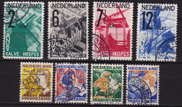 Nederland 1932 Compleet Jaar (zonder Roltanding) Gestempeld NVPH 244 / 251 - Full Years