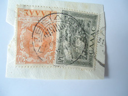 GREECE  POSTMARK  ΛΕΒΕΙΔΙΟΝ  1953 - Postmarks - EMA (Printer Machine)
