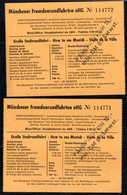 F6879 - TOP München 2 Fahrscheine - Werbung Kaufhaus Hertie - Europe