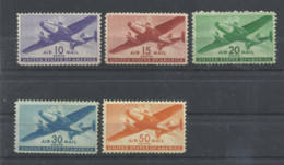 ESTADOS  UNIDOS   YVERT  AEREO  28/32   MNH  ** - 2b. 1941-1960 Ongebruikt