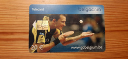 Phonecard Belgium - Sport, Table Tennis - Avec Puce