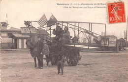 28-MAINTENON- CAVALCADE DU 28 MARS 1909-CHAR DE L'AEROPLANE- PAR DUPEZ ET GAUZENTES - Maintenon