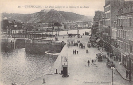 FRANCE - 50 - CHERBOURG - Le Quai Coligny Et La Montagne Du Roule - Carte Postale Ancienne - Cherbourg