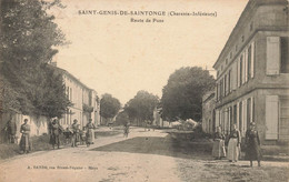 St Genis De Saintonge * La Route De Pons * Landau * Villageois - Autres & Non Classés