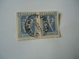 GREECE POSTMARK  ΠΥΡΓΟΣ ΗΛΕΙΑΣ  1927  ΕΝΩΜΕΝΑ - Marcofilie - EMA (Printer)