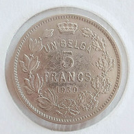 Belgium 1930 - 5 Francs/Un Belga FR- Albert I - Morin - 382b - PR/FDC - 5 Francs & 1 Belga