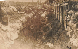 WW1 Guerre 14/18 War * Carte Photo * Morts Gazés Gaz Cadavres Mortem Tranchée * Sous Occupation Allemande - War 1914-18