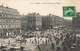 Paris * 2ème * Place Et Avenue De L'opéra * Attelage - Arrondissement: 02