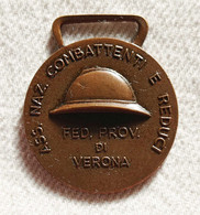 Medaglia Associazione Nazionale Combattenti Reduci Fed.Prov. Di Verona 1915 - 24 Maggio 1965 - Firma's