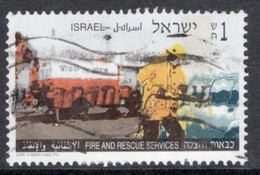 Israel 1995 Single Stamp Celebrating 70th Anniversary Of Fire And Rescue Service In Fine Used - Usados (sin Tab)