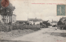 61 - Carte Postale Ancienne De  CONDE SUR HUISNE  Le Passage à Niveau Et Le Chalet - Other & Unclassified