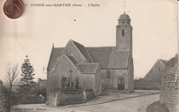 61 - Carte Postale Ancienne De  CONDE SUR SARTHE    L'Eglise - Other & Unclassified