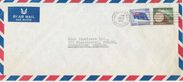 New Zealand Air Mail Cover Sent To Denmark 11-12-1962 - Posta Aerea