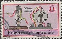 USA 1973 Progress In Electronics - 11c. - DeForest Audions (1915) (air) FU - 3a. 1961-… Afgestempeld