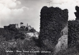 IGLESIAS - MURA PISANE E CASTELLO SALVATERRA - CARTOLINA FG SPEDITA NEL 1962 - Iglesias