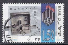 Israel 1995 Single Stamp Celebrating Festival Of Hanukkah In Fine Used - Gebraucht (ohne Tabs)