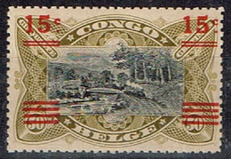 Congo Belge - 1921 - COB N° 87 B**, Neuf Sans Trace De Charnière - Neufs