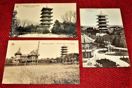 BRUXELLES  -  LAEKEN  - Lot De 5 Cartes  : Tour Japonaise Et Pavillon Chinois - Laeken