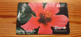 Phonecard Fiji 01FJB - Flower - Fidschi