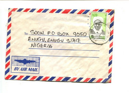 NIGERIA  - Affranchissement Seul Sur Lettre Pour Tarif Interieur - Nigeria (1961-...)
