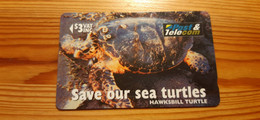 Phonecard Fiji 17FIB - Turtle - Fiji