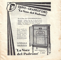 OPUSCOLO CON PUBBLICITA' D'EPOCA : RADIO - GRAMMOFONI - FARMACIA - BELLEZZA....SALUTE..ECC.ECC. - Fashion