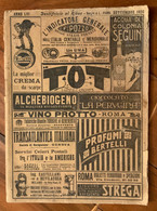 STRADE FERRATE ITALIA CENTRALE E MERIDIONALE - L'INDICATORE GENERALE SETTEMBRE 1920 - PUBBLICITA'  ADVERTISING - Mode