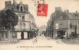 Segré * La Rue Louis Philippe * Commerces Magasins - Segre