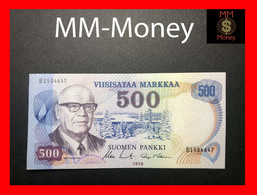 Finland  500  Markkaa 1975  P. 110   "very Rare"    XF   [MM-Money] - Finlande