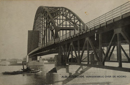 Alblasserdam // Verkeersbrug Over De Noord (schip) 19?? Randen Iets Sleets - Altri & Non Classificati