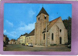 89 EGRISELLES Le BOCAGE L'Église Et La Place  Automobiles Renault 5 16  4 F4 Assistance Renault  Peugeot 504 - Egriselles Le Bocage