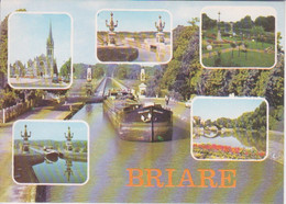 45 - BRIARE - LE PONT CANAL PAR EIFFEL - PENICHE - Briare