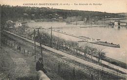 Coudray Montceaux * Vue Générale Du Barrage * Ligne Chemin De Fer - Andere & Zonder Classificatie