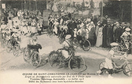 Mortrée * Oeuvre De St Christophe Le Jajolet * Troisième Pèlerinage Automobile , 20 Juillet 1913 * Défilé Des Gymnastes - Mortree