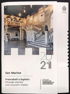 San Marino 2021 Annata Completa Nuova **  Libro Dei Francobolli - Unused Stamps