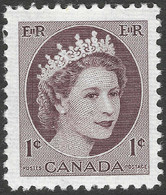 Canada. 1954-62 QEII. 1c MH. SG 463 - Ongebruikt