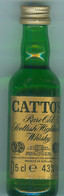 Mignonnette CATTO'S 5 Cl Wisky - Miniature