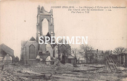 L'Eglise Après Le Bombardement - Loo - Lo-Reninge