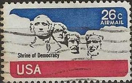 USA 1974 Air. Mount Rushmore National Memorial - 26c. - Black, Blue And Red FU - 3a. 1961-… Gebraucht