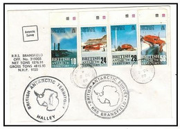 BRITISH ANTARCTIC TERRITORY - 1984 'Patrol' HMS ENDURANCE Cover To UK Used At ROTHERA (**) SIGNED - Lettres & Documents