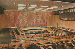 Postcard USA United States NY United Nations HQ UN Council Chamber - Orte & Plätze