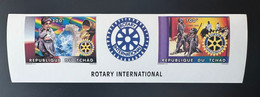 Tchad Chad Tschad 1996 Mi. 1363a - 1364a B IMPERF ND Rotary International Club - Rotary, Lions Club