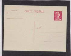 France Entiers Postaux - Type Muller 15 Fr Rose -  Carte Postale - Standard Postcards & Stamped On Demand (before 1995)
