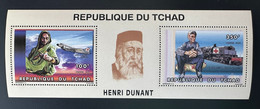 Tchad Chad Tschad 1996 Mi. Bl. 254 A Croix-Rouge Rotes Kreuz Red Cross Henry Dunant Airplane Railways DC3 Avion - Eisenbahnen