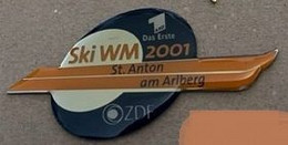 ARD - ZDF- DAS ERSTE - GERMAN TELEVISON & RADIO - ALLEMAGNE - SKI WM 2001 - ST.ANTON AM ARIBERG - (25) - Médias