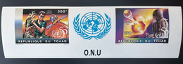 Tchad Chad Tschad 1996 Mi. 1357a - 1358a B IMPERF ND United Nations Unies Vereinte Nationen UNO ONU UN 50 Ans Years - ONU