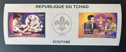 Tchad Chad Tschad 1996 Mi. Bl. 258 B IMPERF ND Scoutisme Scouts Pfadfinder Chess Echecs Schach Kasparov Fauna - Sonstige & Ohne Zuordnung